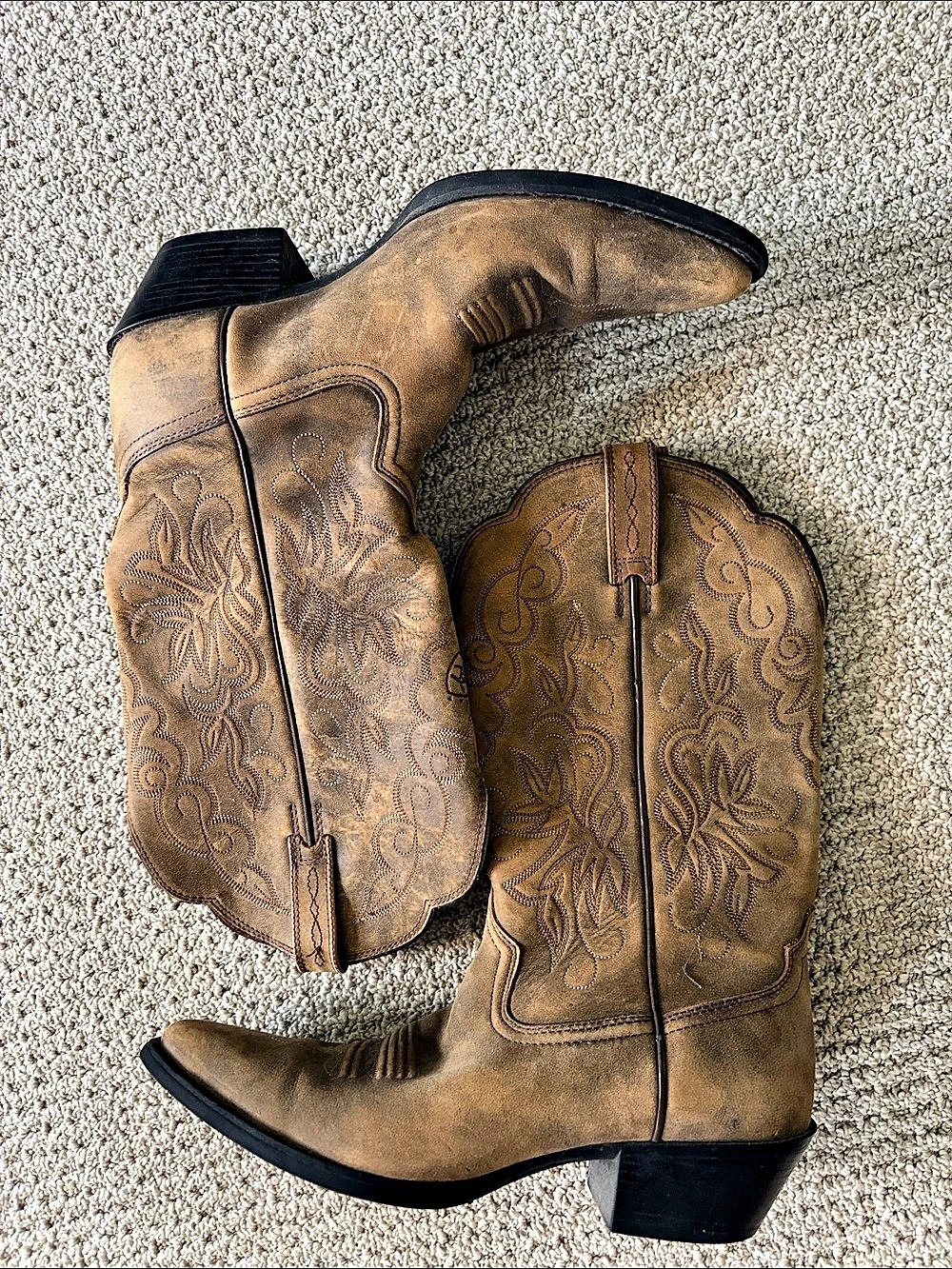 Ariat Heritage Lacer II Leather Western Boots US 8.5B